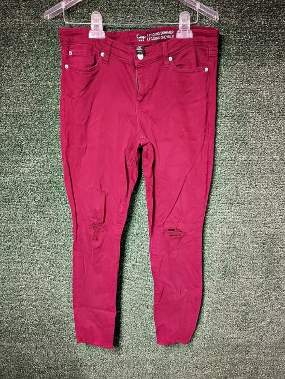 Gap Legging Skimmer / Legging Cheville Skinny Jeans Pink Size 8/29